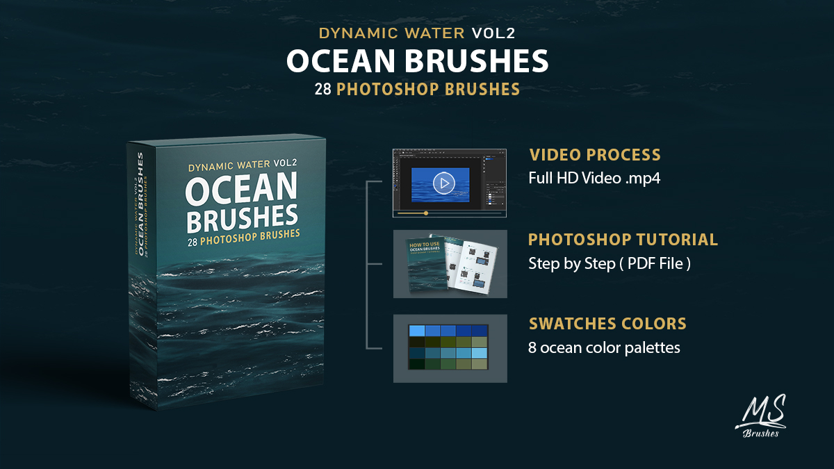water Photoshop Brushes