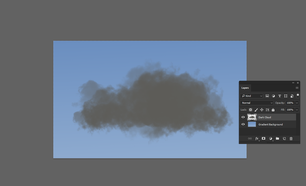 How to Paint Clouds in Photoshop Using Custom Brushes