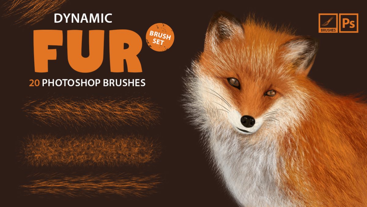 fur photoshop brushes