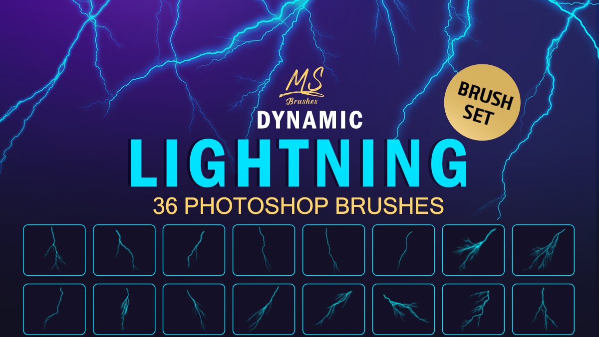 Lightning photoshop Brushes