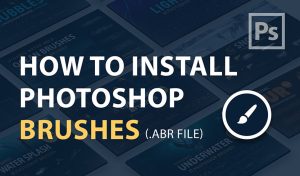 how to install photoshop brushes